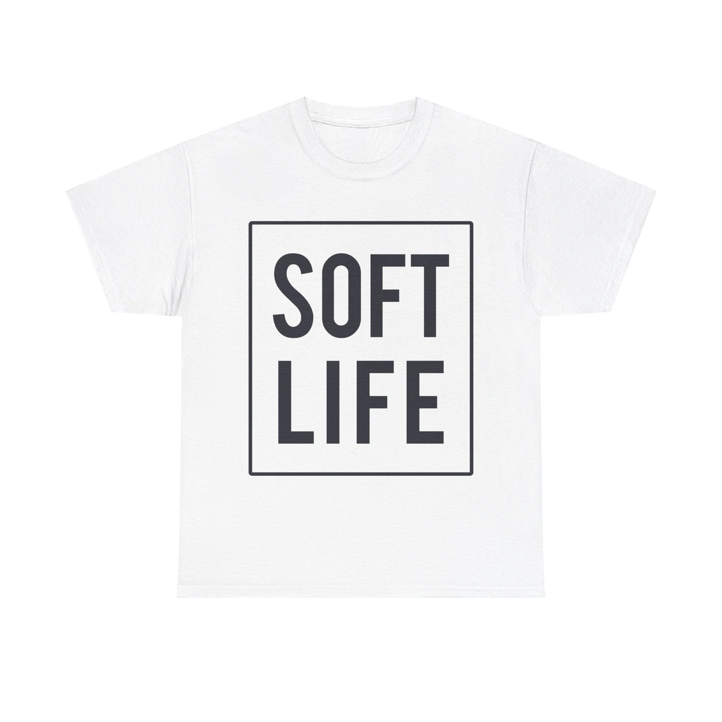 "Soft Life" Unisex Heavy Cotton Tee