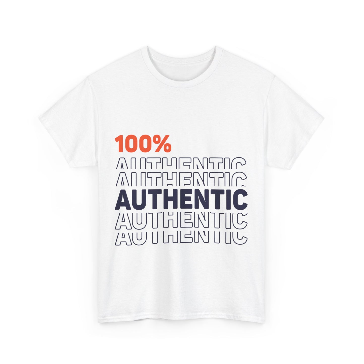 "100% Authentic" Unisex Heavy Cotton Tee