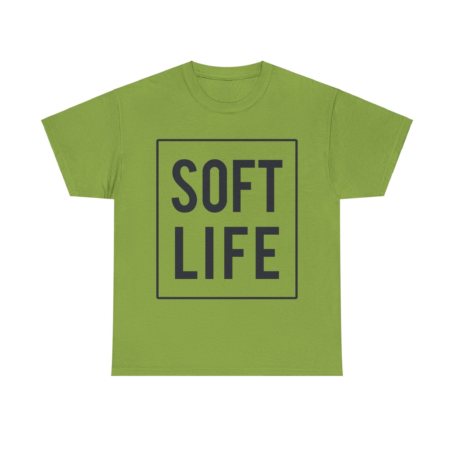 "Soft Life" Unisex Heavy Cotton Tee