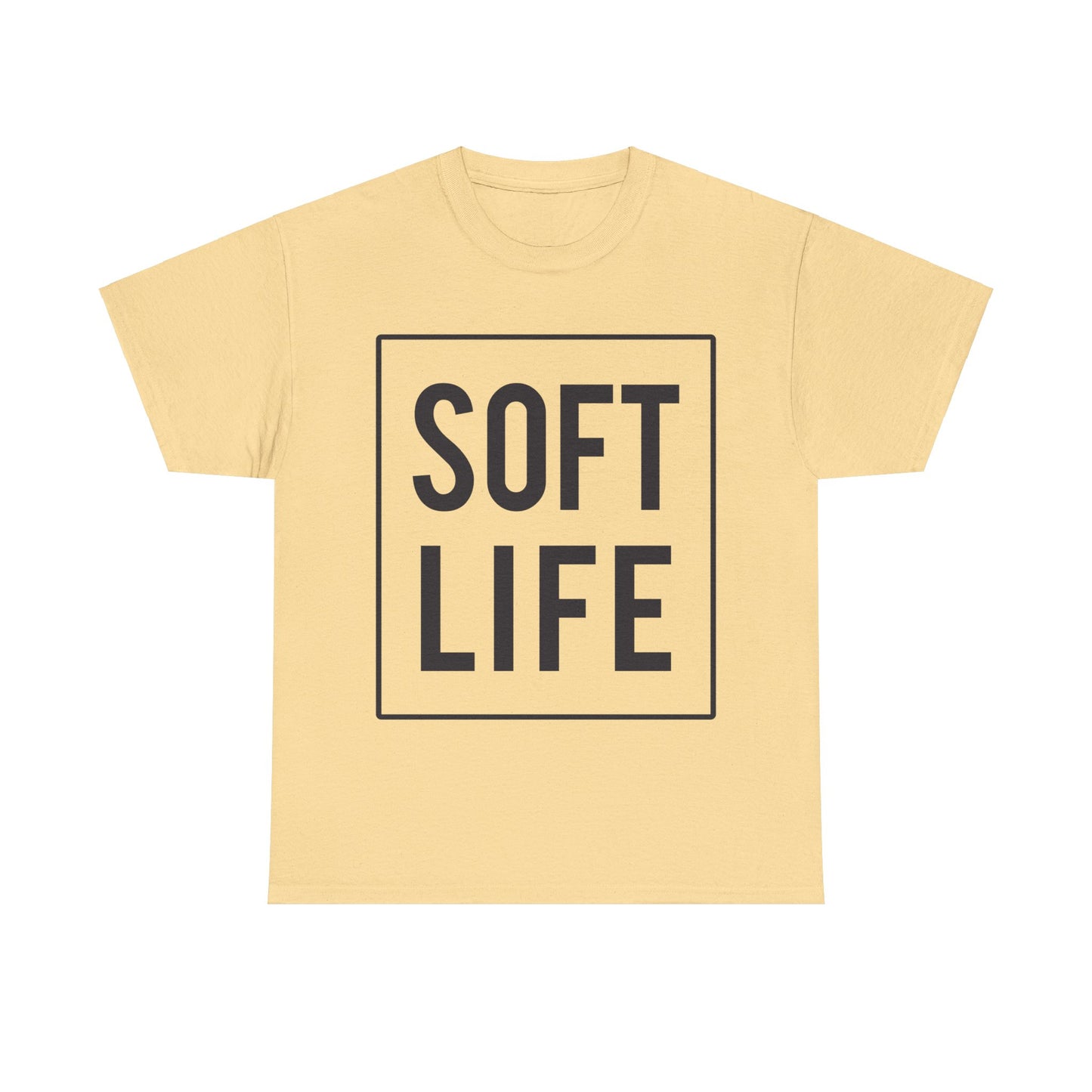 "Soft Life" Unisex Heavy Cotton Tee