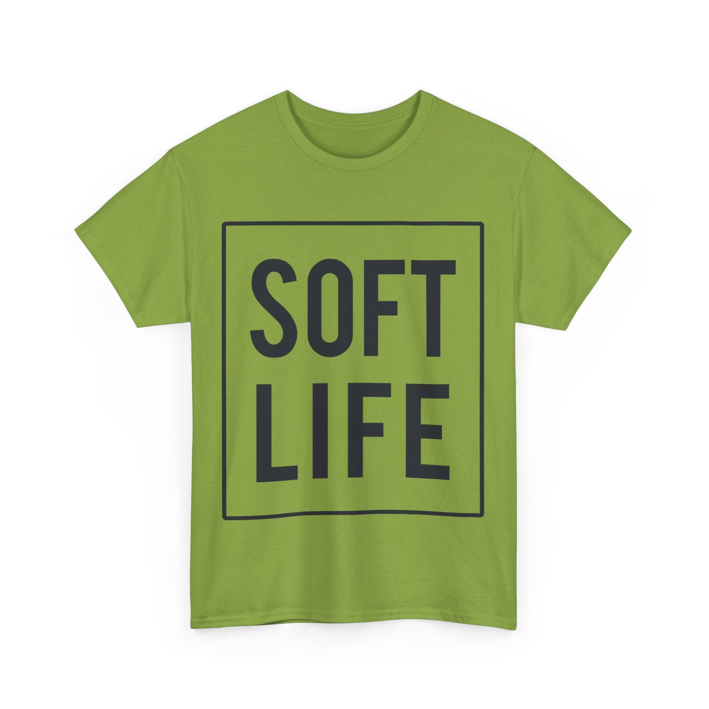 "Soft Life" Unisex Heavy Cotton Tee