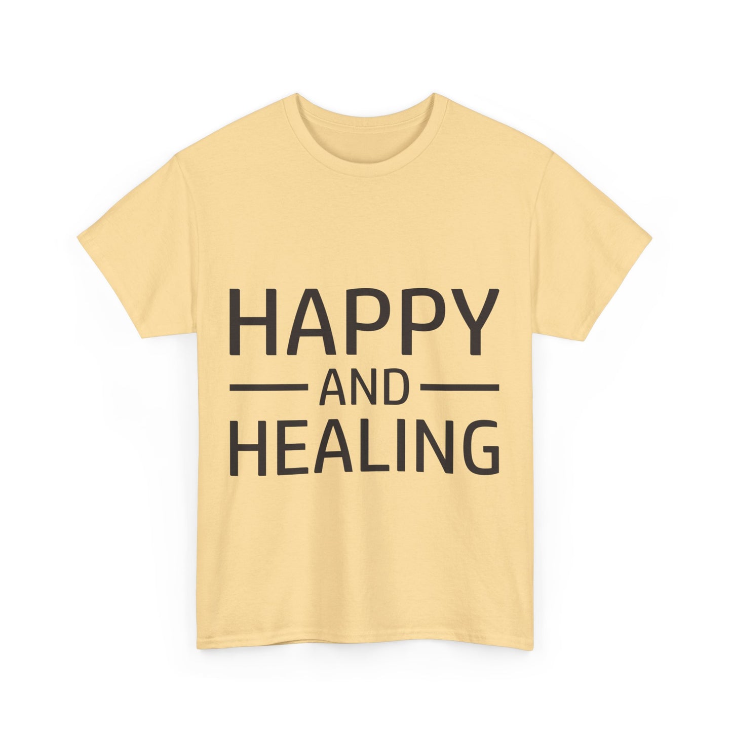 Happy and Healing Unisex Heavy Cotton Tee