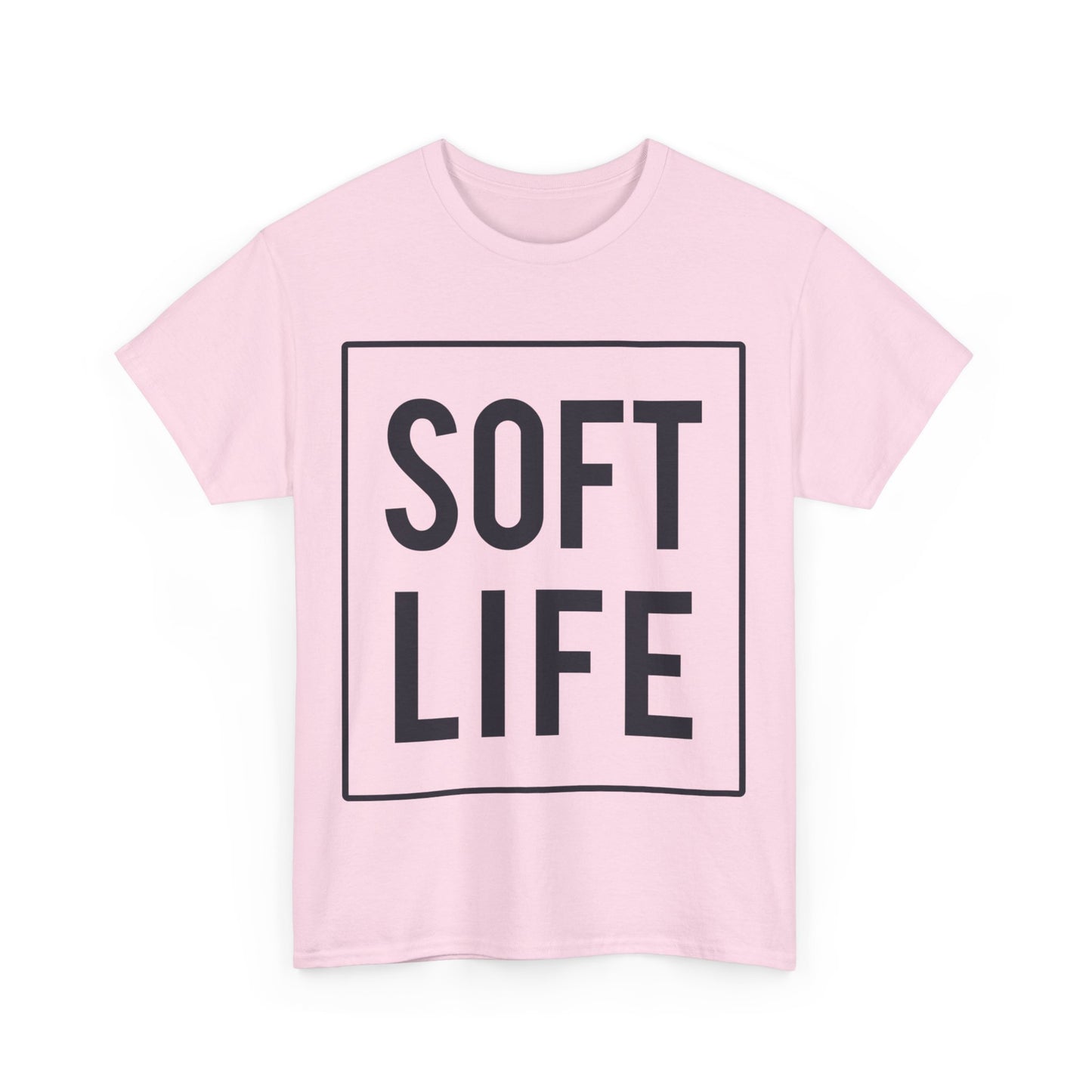 "Soft Life" Unisex Heavy Cotton Tee