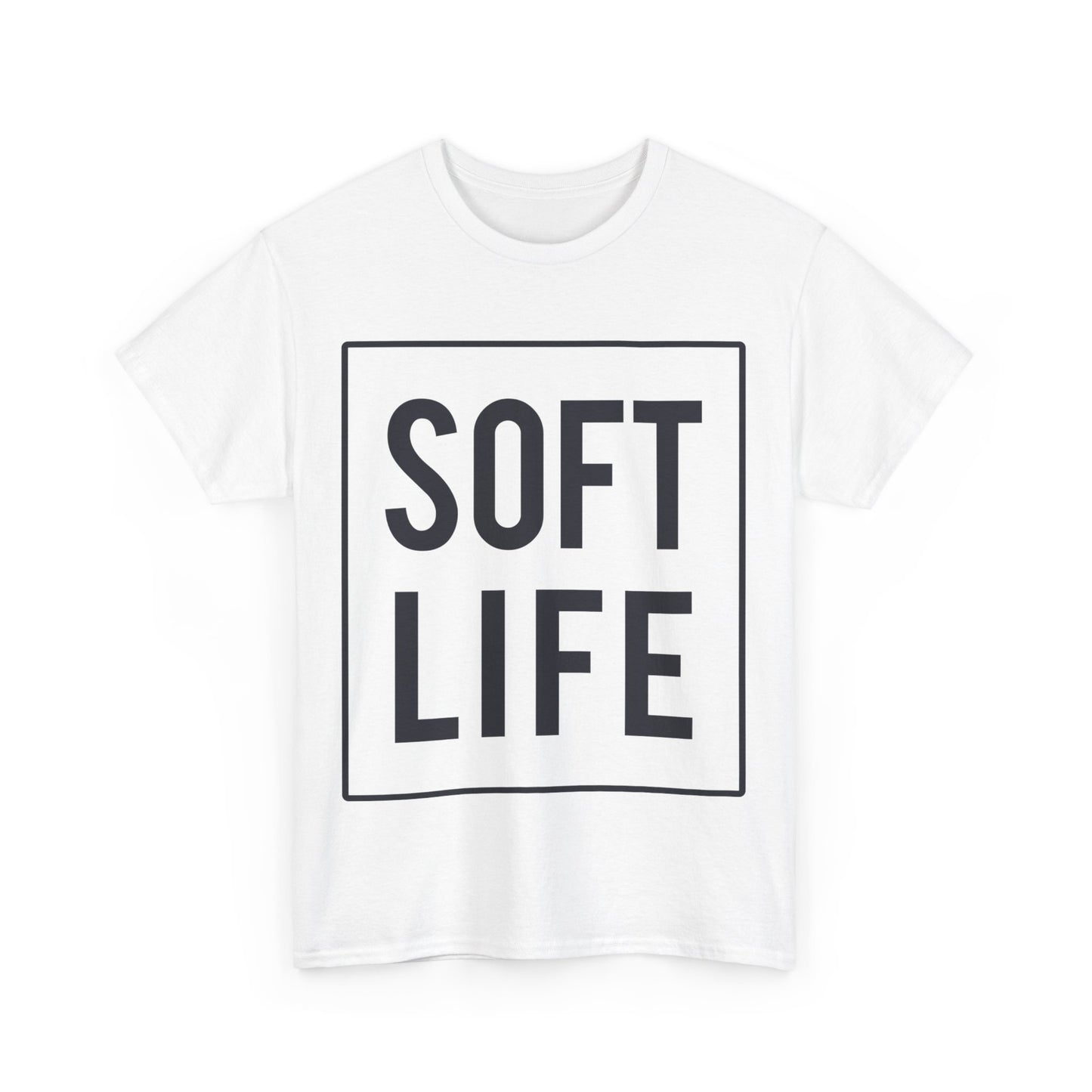 "Soft Life" Unisex Heavy Cotton Tee