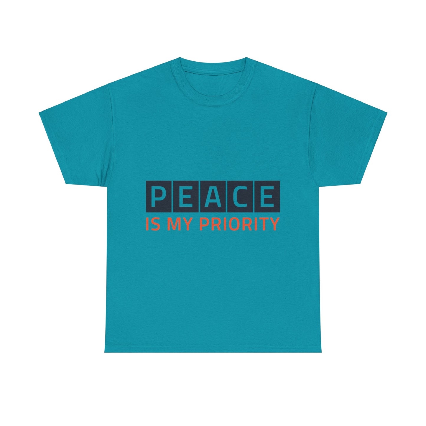 "Peace is my Priority" Unisex Heavy Cotton Tee