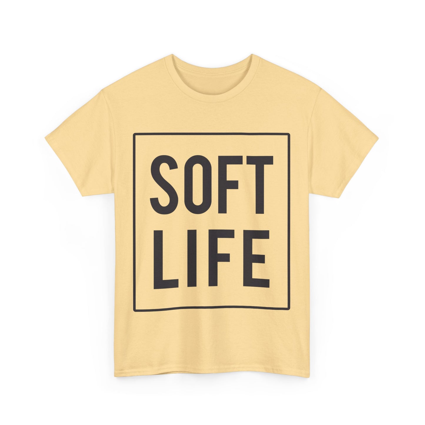 "Soft Life" Unisex Heavy Cotton Tee