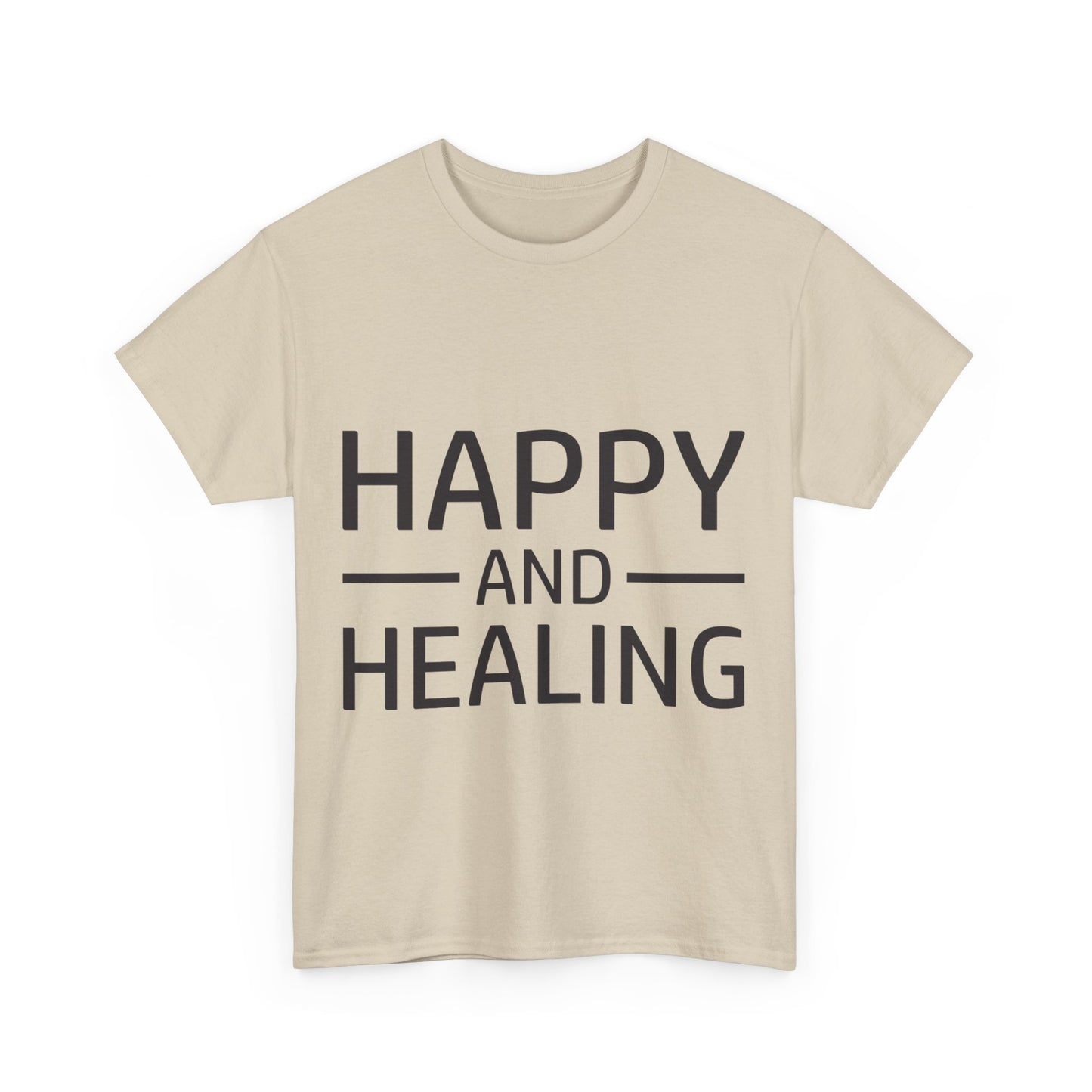 Happy and Healing Unisex Heavy Cotton Tee