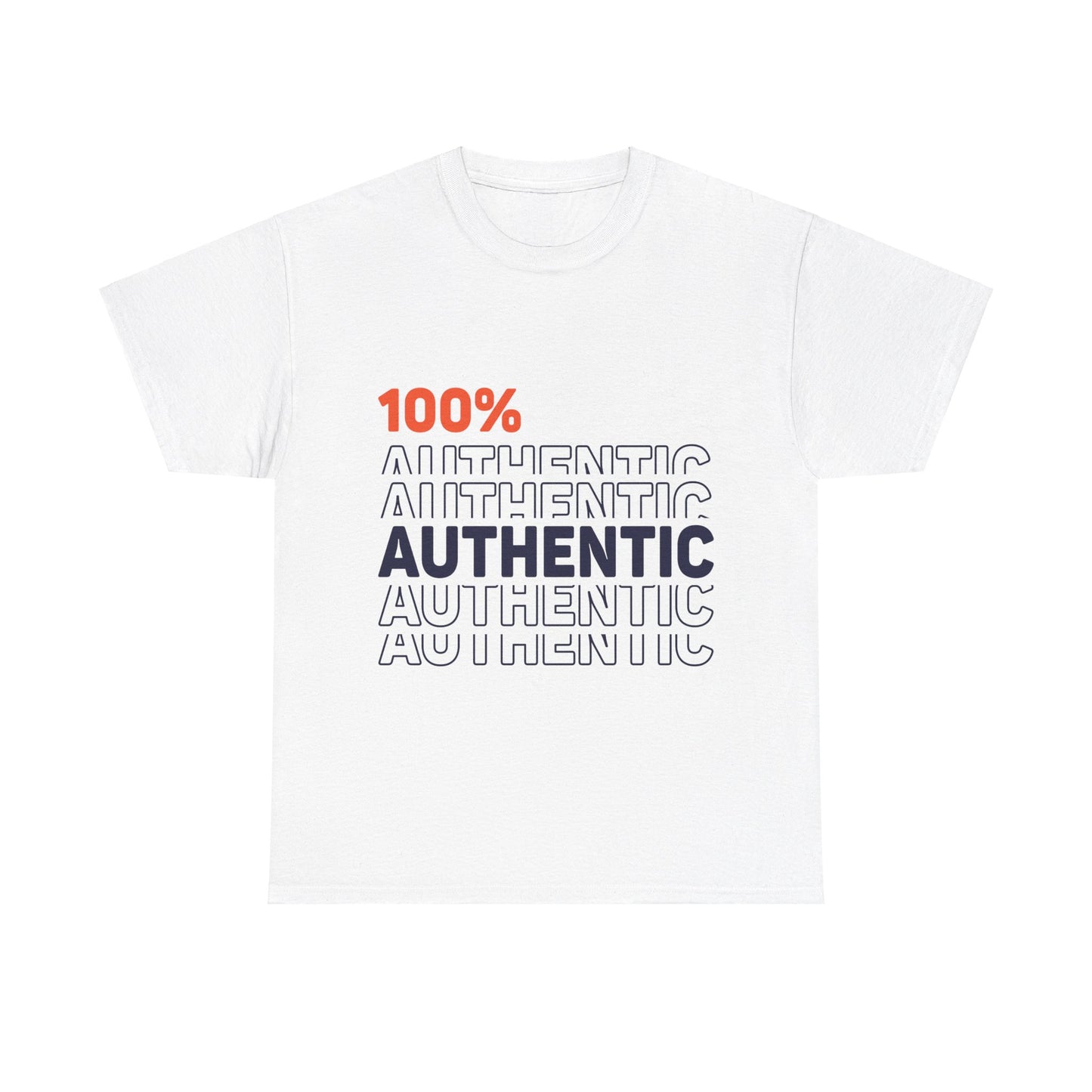 "100% Authentic" Unisex Heavy Cotton Tee