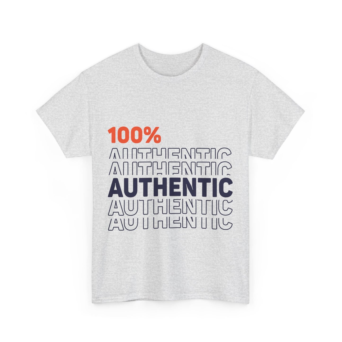 "100% Authentic" Unisex Heavy Cotton Tee