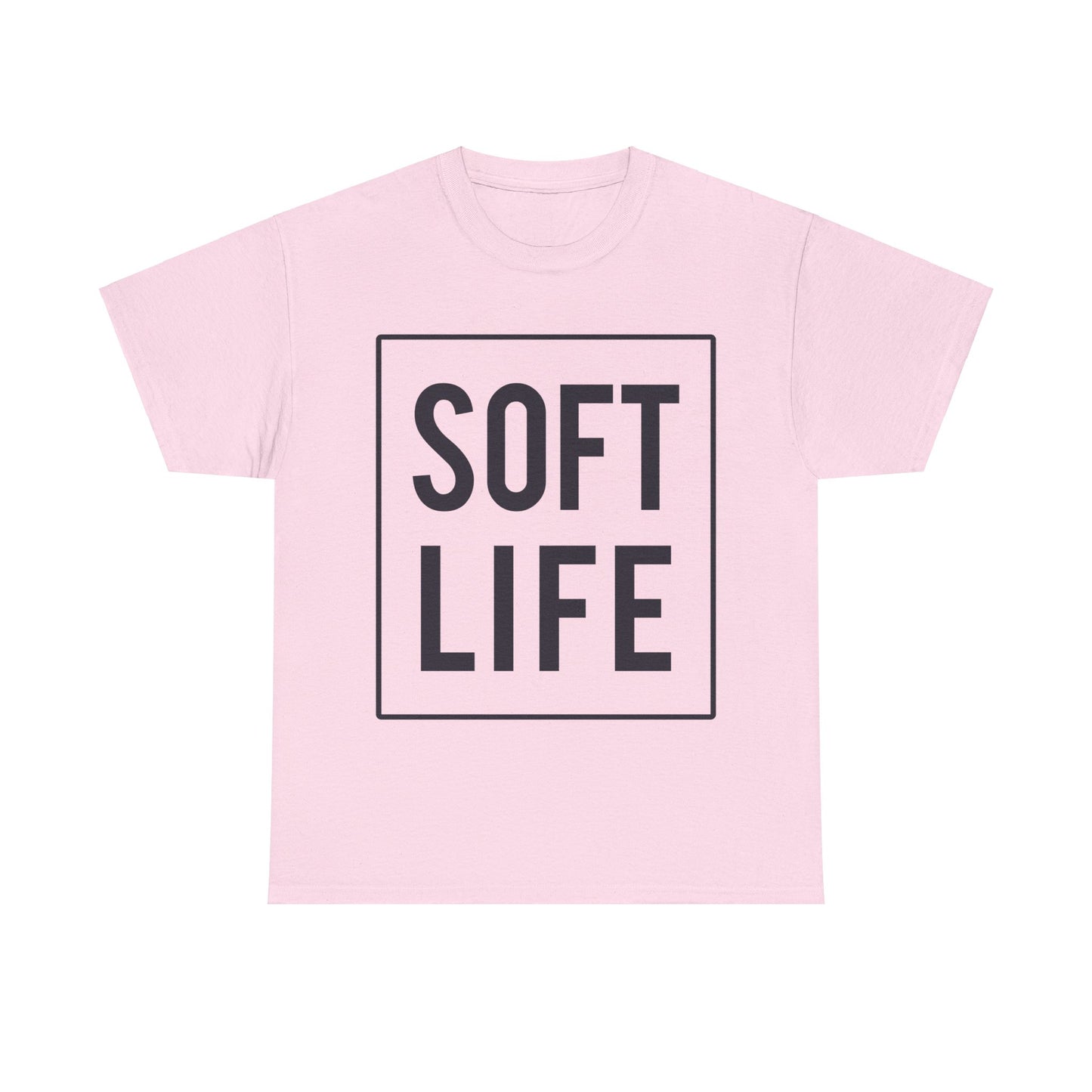 "Soft Life" Unisex Heavy Cotton Tee