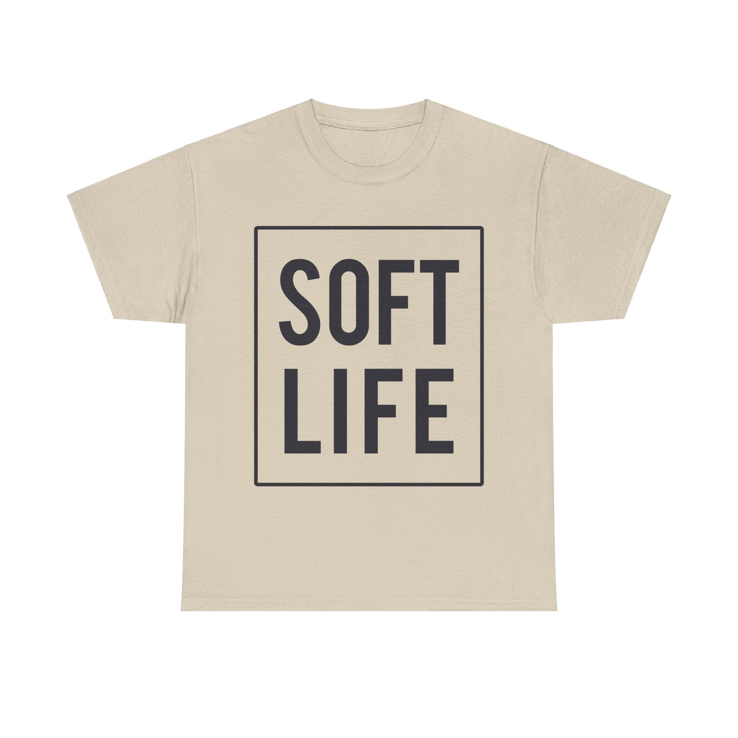 "Soft Life" Unisex Heavy Cotton Tee