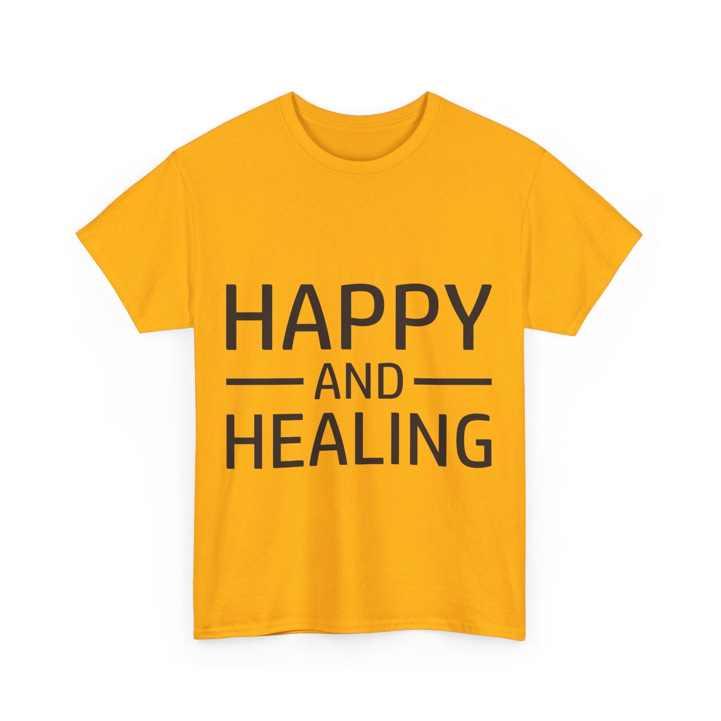 Happy and Healing Unisex Heavy Cotton Tee