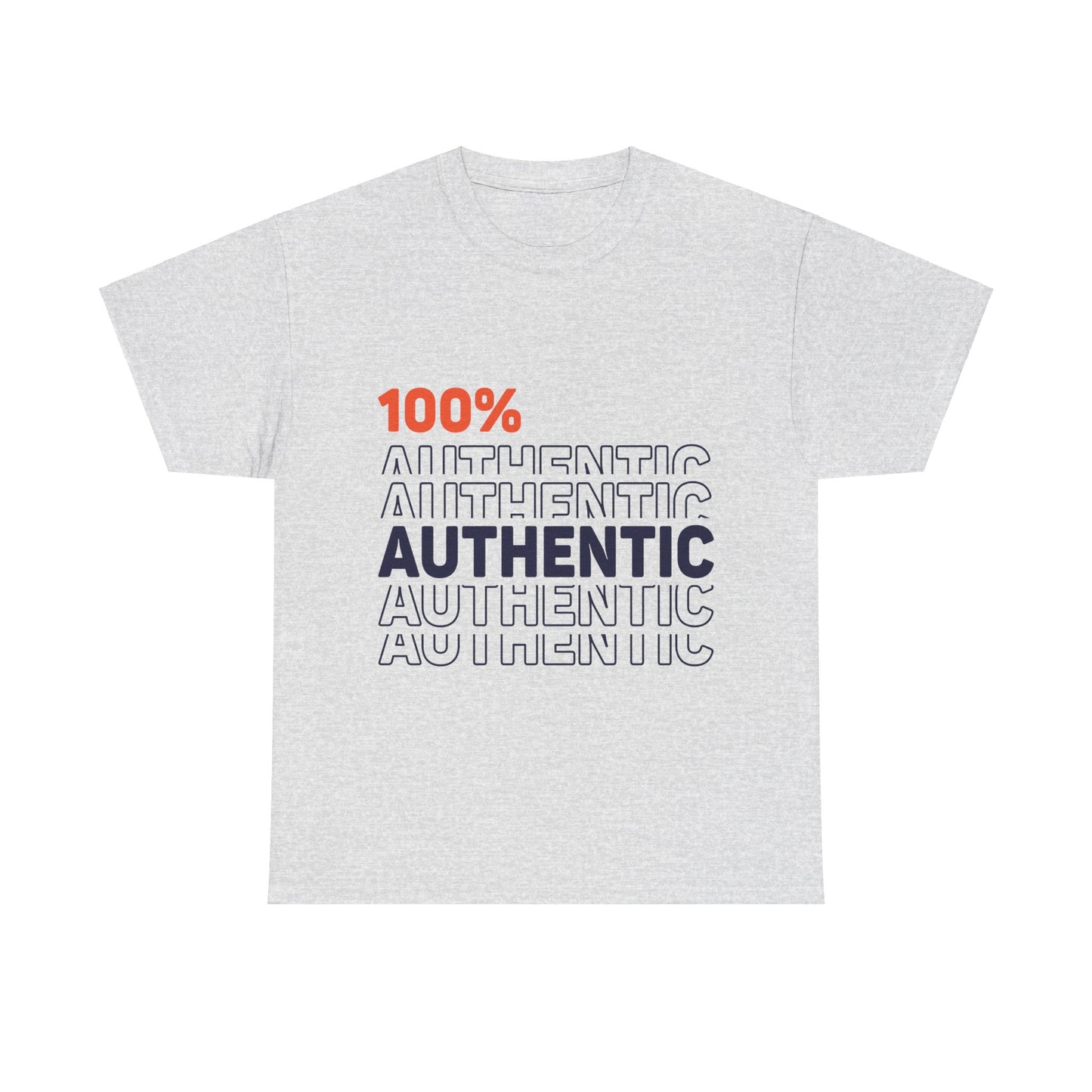 "100% Authentic" Unisex Heavy Cotton Tee