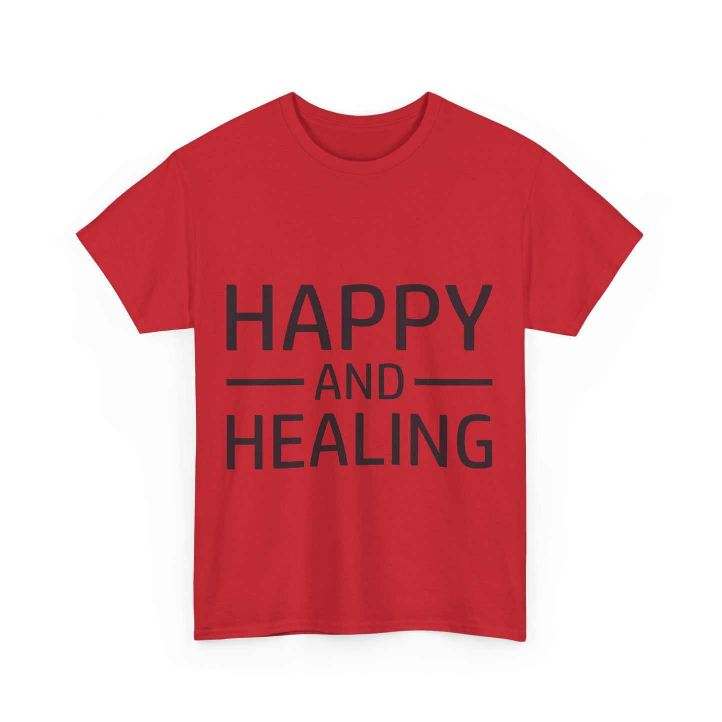 Happy and Healing Unisex Heavy Cotton Tee