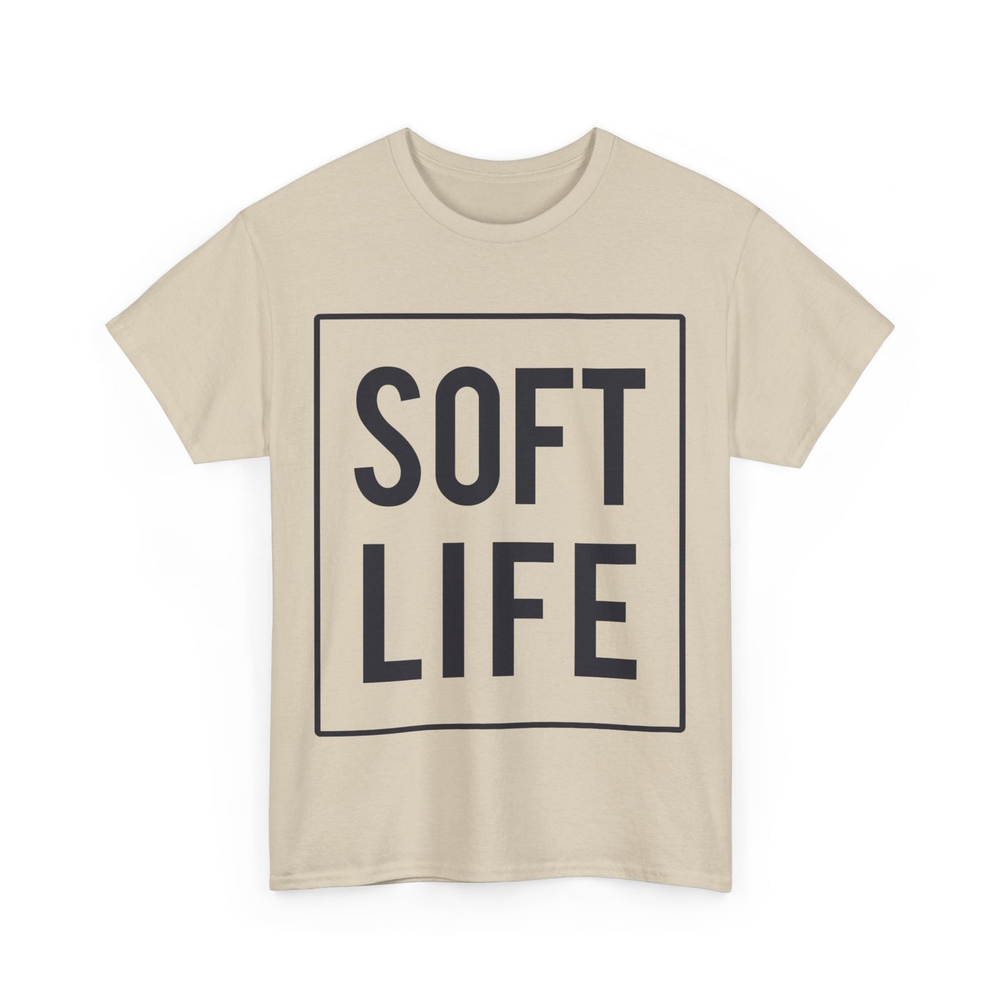 "Soft Life" Unisex Heavy Cotton Tee