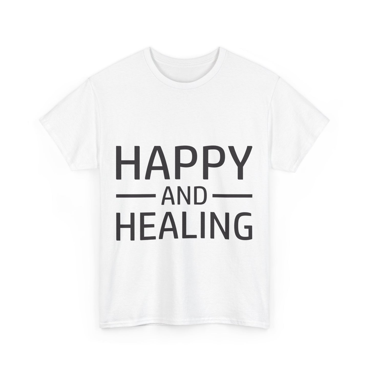 Happy and Healing Unisex Heavy Cotton Tee